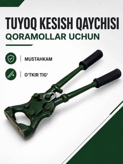 Qoramollar uchun professional tuyoq kesish qaychisi